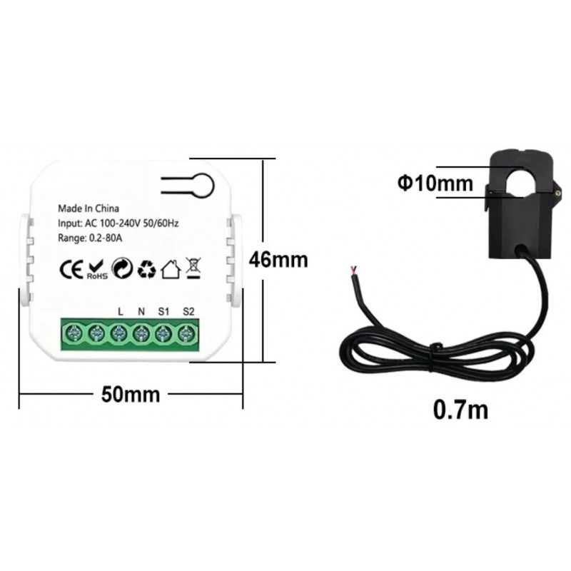 Tuya Energy Monitor MS01 view 6