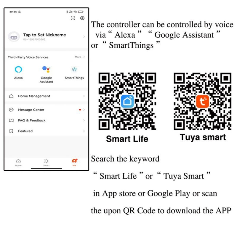 Tuya Smart WiFi Irrigation Controller â€” 4 Zone (2nd Gen) view 3