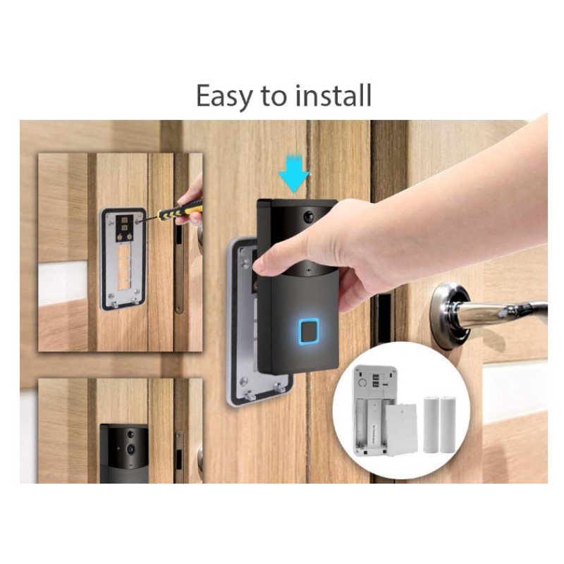Tuya WiFi Video Doorbell with Alexa view 2