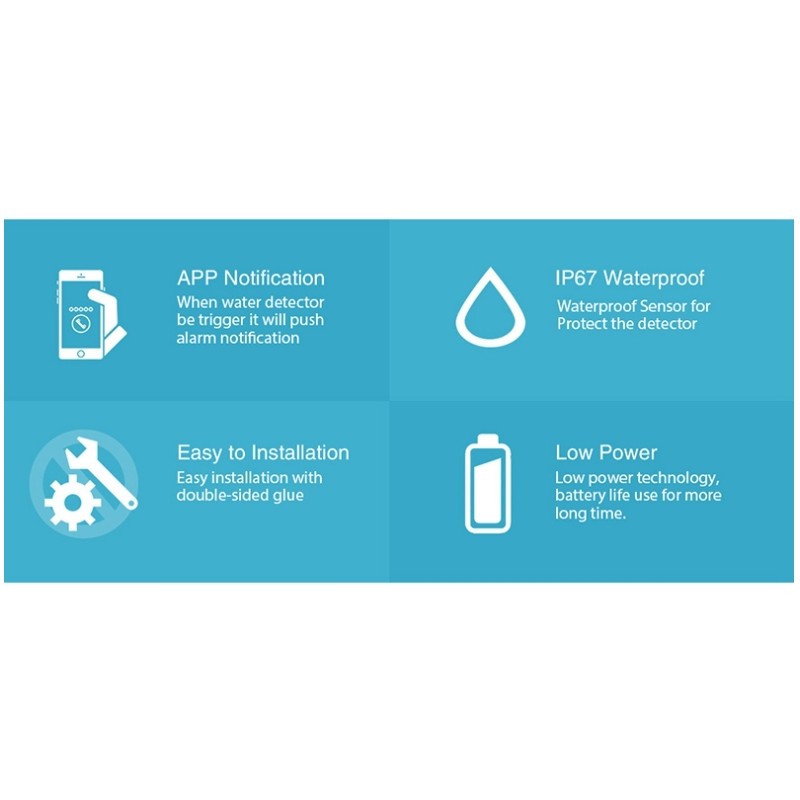 Tuya Wi-Fi Smart Water Leak Detector view 4